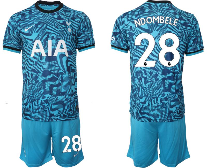 Men 2022-2023 Club Tottenham Hotspur away blue #28 Soccer Jersey->tottenham jersey->Soccer Club Jersey